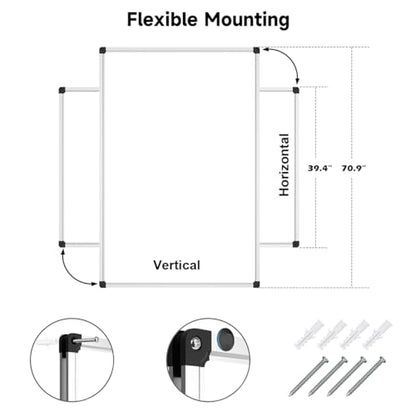 XBoard Magnetic Whiteboard 72 x 40 Inches