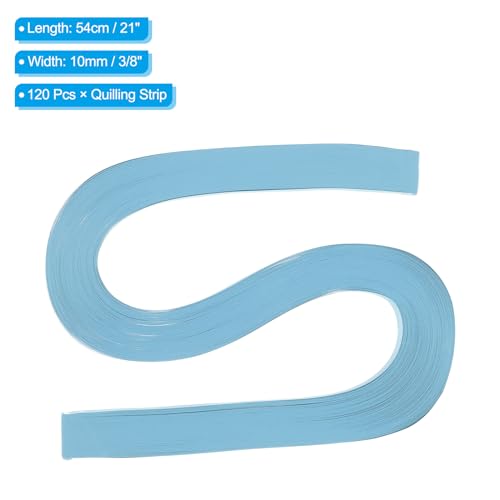 120pcs Quilling Paper Strips Paper Flowers Quilling Kits 3 (120 Count)