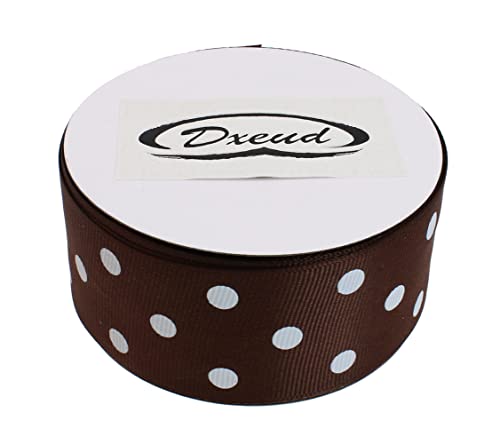 Polka Dot Grosgrain Ribbon 25 Yard Each Roll 100% Polyester