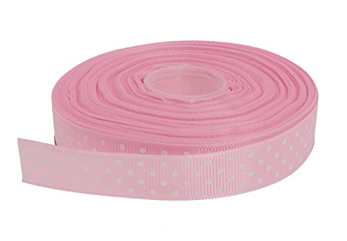 Polka Dot Grosgrain Ribbon 25 Yard Each Roll 100% Polyester