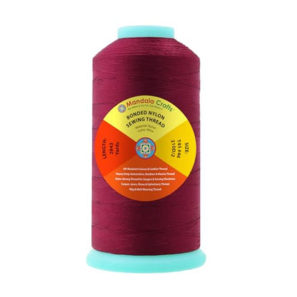 Size 46 210D T45 Wine Bonded Nylon Thread