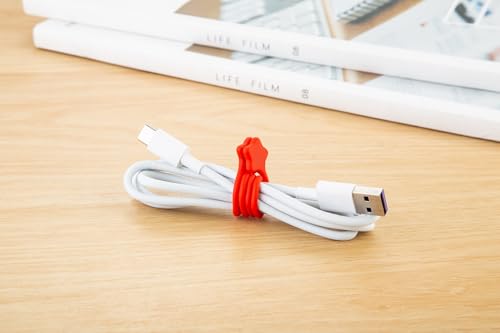 Reusable Silicone Magnetic Cable Ties (28 Count)