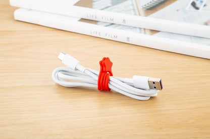 Reusable Silicone Magnetic Cable Ties (28 Count)