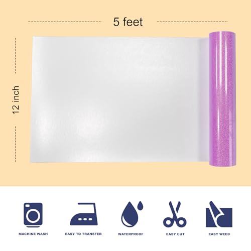 Glitter Puff Heat Transfer Vinyl