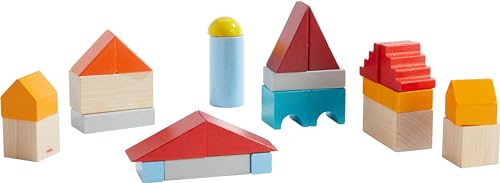 Colored Wooden Building Blocks