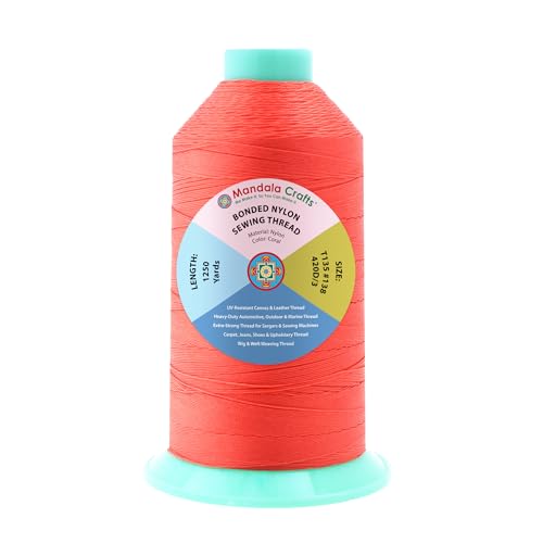 Size 138 420D T135 Coral Bonded Nylon Thread