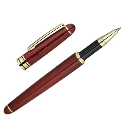 Luxury Personalized Wood Ballpoint Pen Writing Set