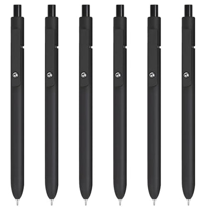 Gel Pens 6PCS 0.5mm Black Ink Fine Point Pens (6 Count)
