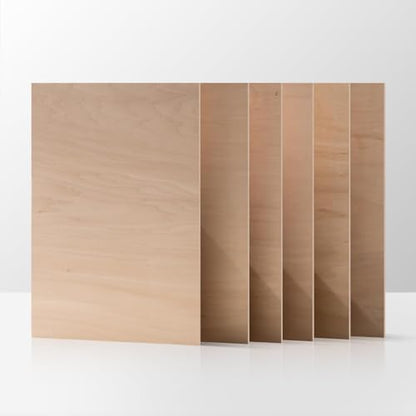 6 Pack Basswood Sheets 1 (6 Count)