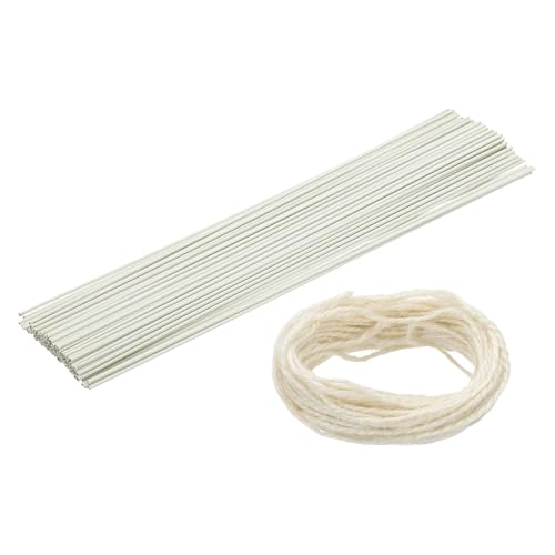 50Pcs 2 Gauge Floral Wire (50 Count)