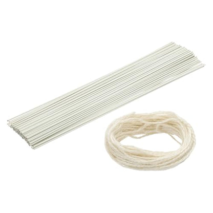 50Pcs 2 Gauge Floral Wire (50 Count)