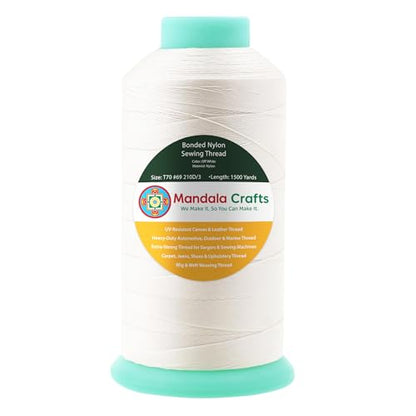 Size 69 210D T70 Off White Bonded Nylon Thread