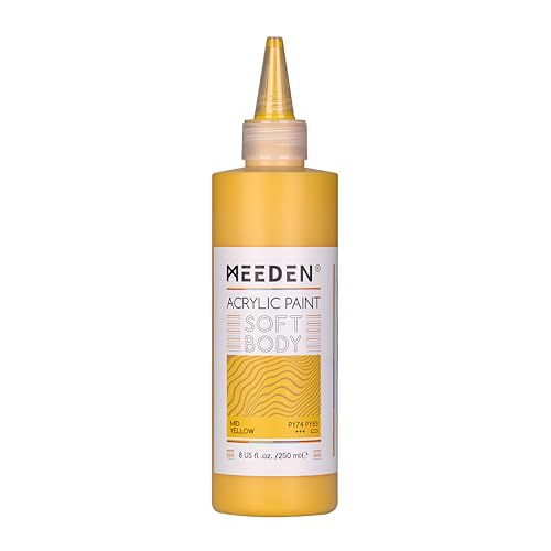 Mid Yellow Acrylic Paint (8.45 Fl Oz)