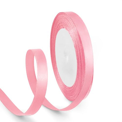 3 8 Inch 25 Yards Satin Ribbon Light Pink (75 Foot)