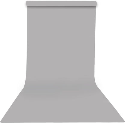 Yizhily Seamless Photogrphy Background Paper, Paper Backdrop Roll for Photoshoot, 53" x16', Pursuit Grey