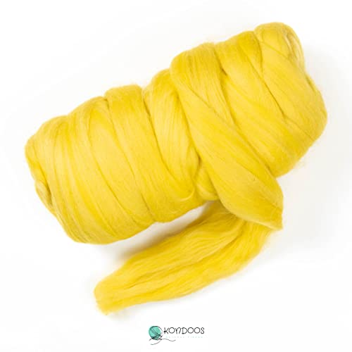 Colored Natural Wool roving (16 Ounce)