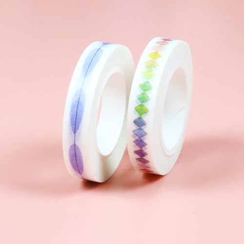 15 Rolls Slim Washi Tape Set