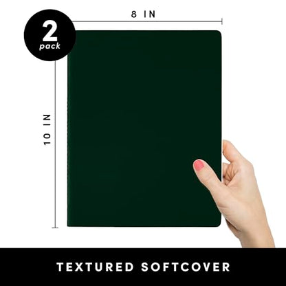 Soft Cover Lined Journal Notebook (2 Count)