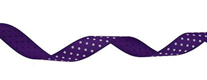 Polka Dot Grosgrain Ribbon 25 Yard Each Roll 100% Polyester