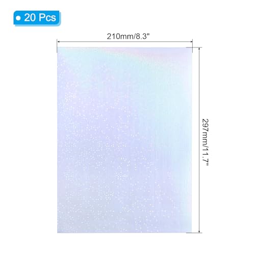 11.7x8.3 Holographic Sticker Paper (20 Count)