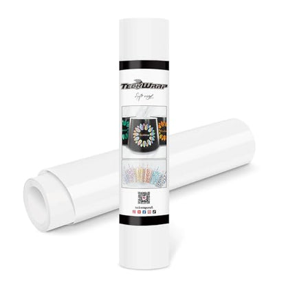 Permanent Adhesive Vinyl 12" x 10ft (10 Foot)