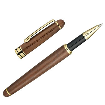 Luxury Personalized Wood Ballpoint Pen Writing Set