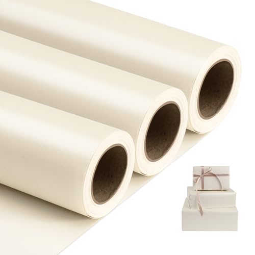 Off White Matte Wrapping Paper (138.744 Sq Ft)