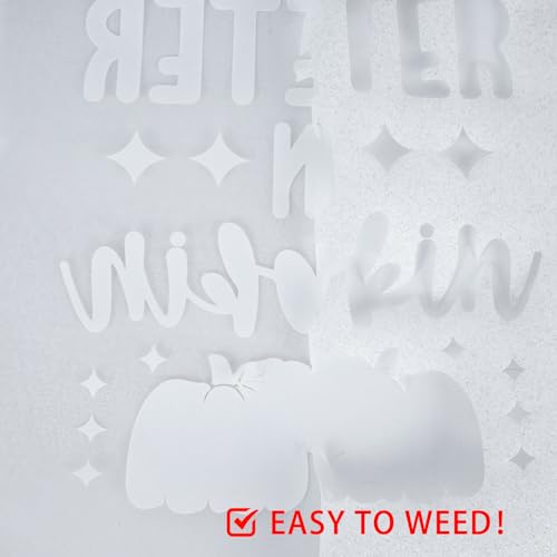 Glitter White HTV Heat Transfer Vinyl Rolls