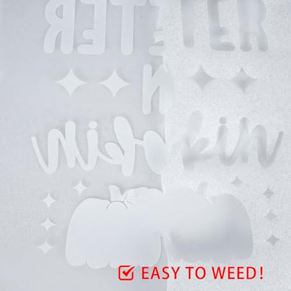 Glitter White HTV Heat Transfer Vinyl Rolls