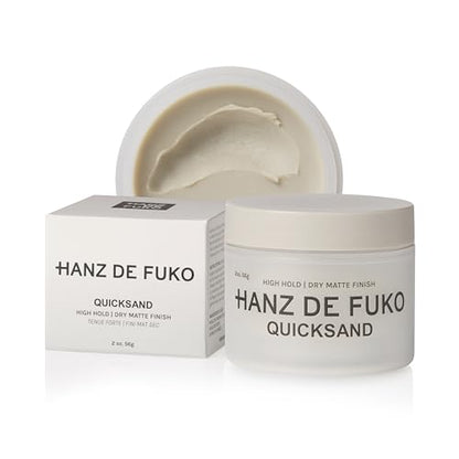 Quicksand Premium Men’s Hair Styling Wax & Dry Shampoo for a High Hold (2 Ounce)