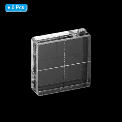 1"x1" Acrylic Stamp Block (6 Count)