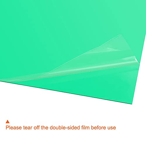 4Pcs A4 Gel Light Lighting Filter Overlay Transparent Color Correction Plastic Vinyl PVC Sheets Photography Television Green