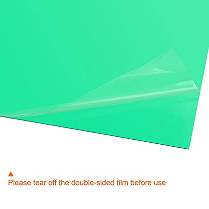 4Pcs A4 Gel Light Lighting Filter Overlay Transparent Color Correction Plastic Vinyl PVC Sheets Photography Television Green