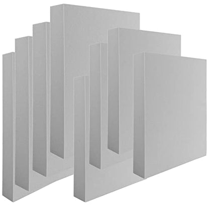 12 Pcs Stamping Foam Grey Moldable Stamps Plastic Dry Pad Cut and Dry Block for Sculpture (12 Count)