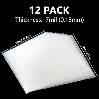 12Pcs 7mil Blank Stencil Sheets