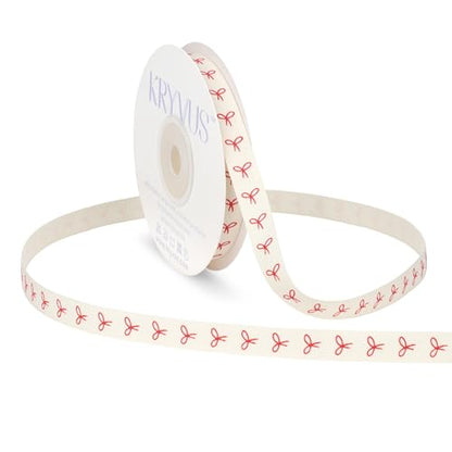 Red Bow Cotton Ribbon 3 (36 Foot)