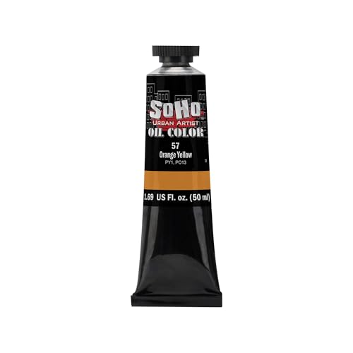 Oil Paint Orange Yellow