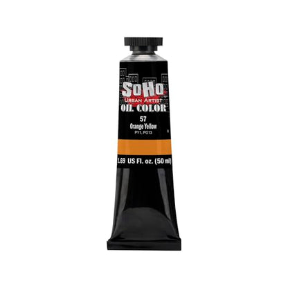 Oil Paint Orange Yellow