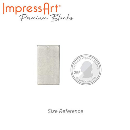 Premium Metal Stamping Rectangle Blanks for Metal Stamping and Jewelry Making