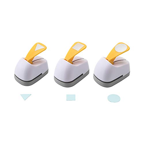 Craft Lever Punch DIY Handmade Craft Punch Paper Punch for Festival and Greeting Card Making Ten Shapes Choices