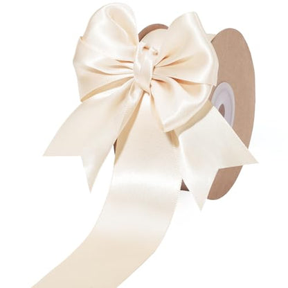 Nude Satin Ribbon 1.5 Inch 25 Yards