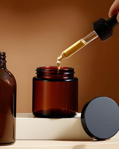 4oz Glass Jars with Lids (40 Count)
