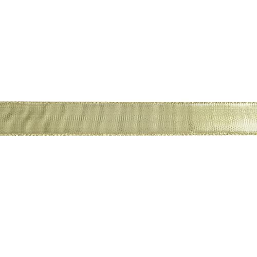 Gold Metallic Wired Ribbon 1 Inch x 25 Yards (75 Foot)