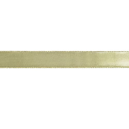 Gold Metallic Wired Ribbon 1 Inch x 25 Yards (75 Foot)