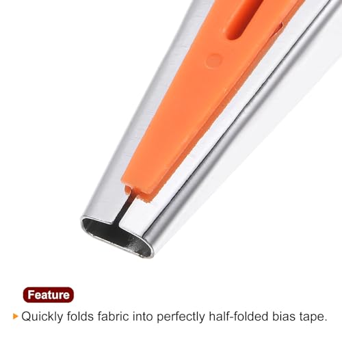 Bias Tape Maker Kit 9mm Single and Double Fold Fabric Bias Binding Maker Sew Tool for Fabric Quilting Sewing Crafting DIY