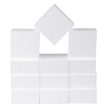 Silverlake 4x4x2 Craft Foam for Styrofoam Block Projects (12 Count)