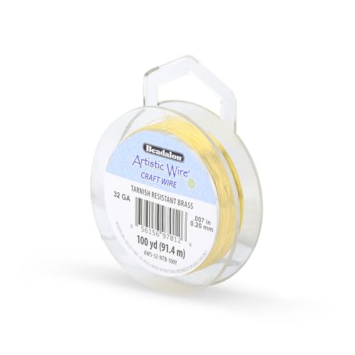 32 Gauge Tarnish Resistant Brass Craft Wire