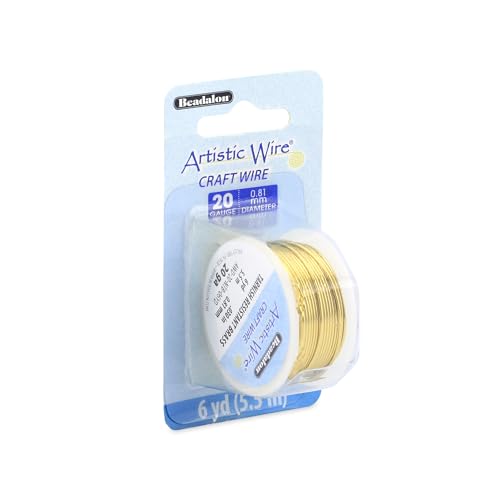 20 Gauge Tarnish Resistant Brass Craft Wire