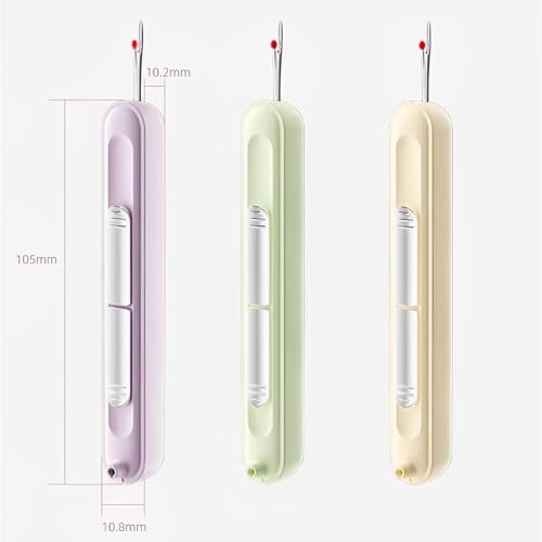 Upgraded 2 in 1 Automatic Needle Threaders Seam Ripper (2 Count)