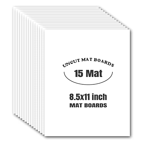 8.5x11 Uncut Picture Mat Boards